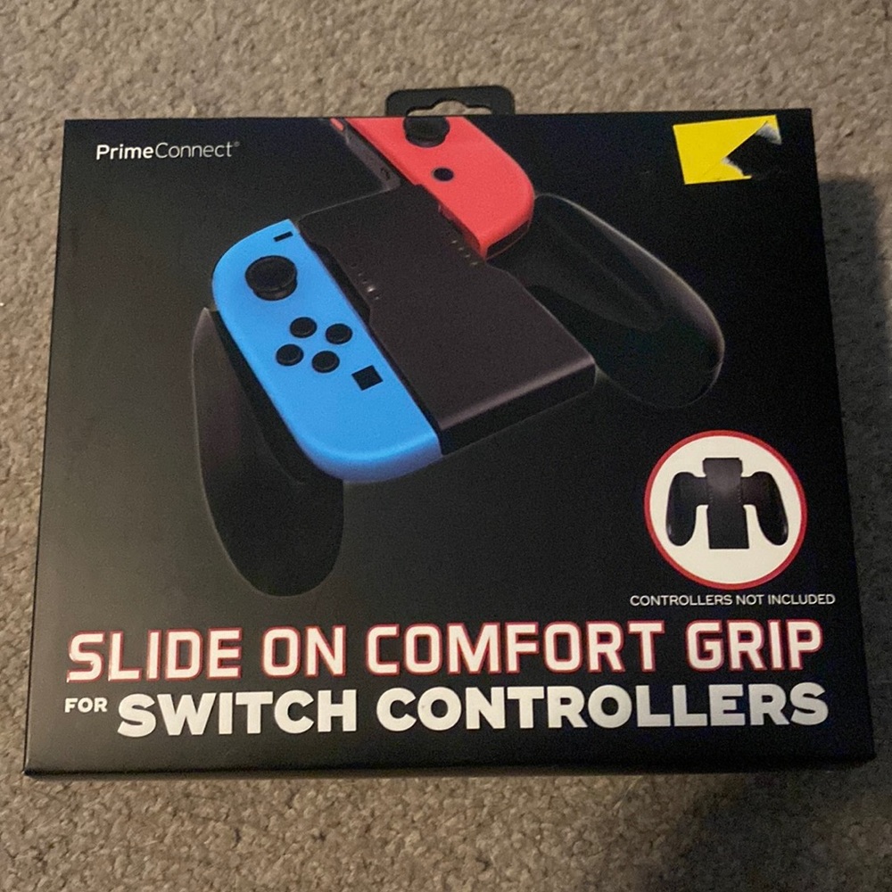 Slide on comfort grip switch controllers